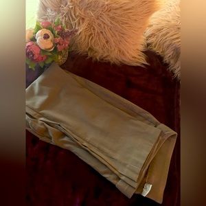 Kim Rogers Curvy  18 Wide/Long Pants-Tan
